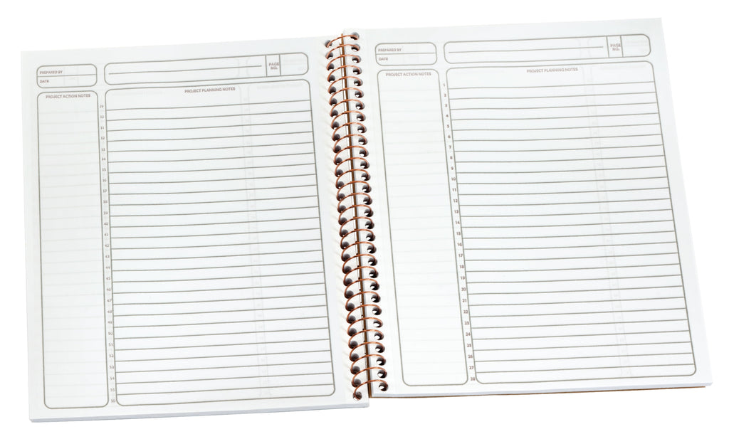 Classic Project Planner Notebook, Spiral Bound, 84 Sheets - Image 4