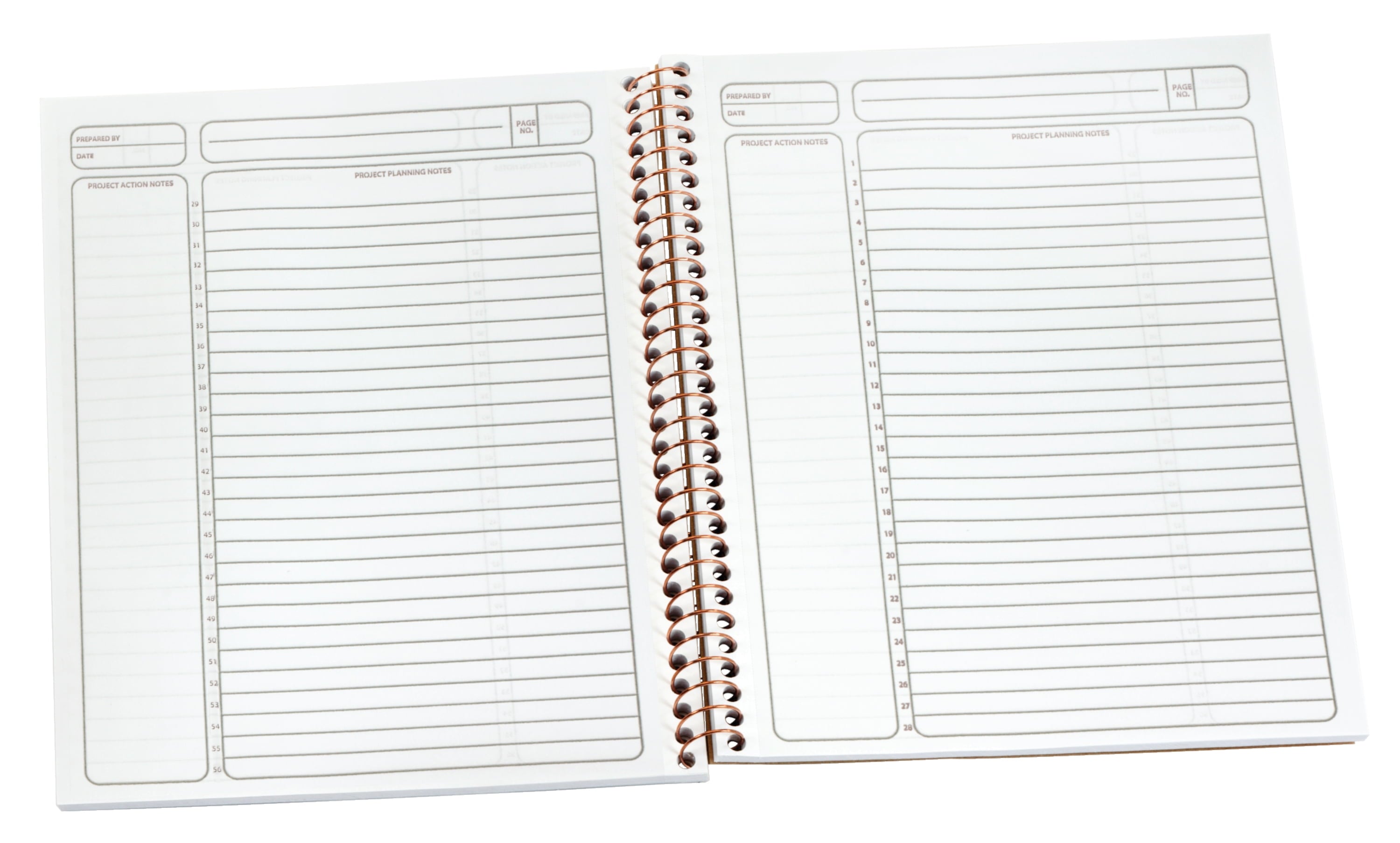 Classic Project Planner Notebook, Spiral Bound, 84 Sheets - Image 4