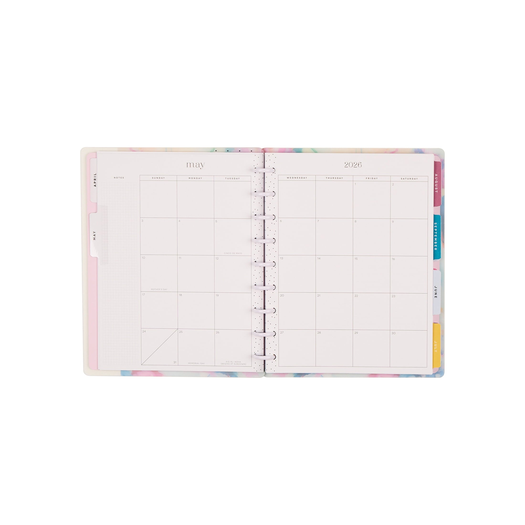 Happy Planner Monthly Weekly Classic Planner (7 x 9.25)Abstract Expression 15-Month April 2026-June 2027, disc bound system - Image 6