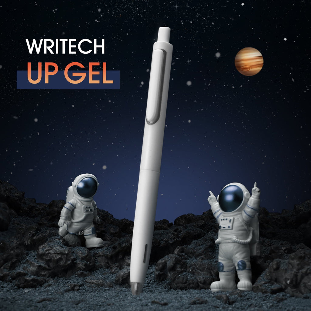 WRITECH Gel Pens Fine Point: 0.5mm No Smear & Smudge Black Ink Pen Click for Journaling Sketching Drawing Notetaking Retractable Extra Finep - Image 4