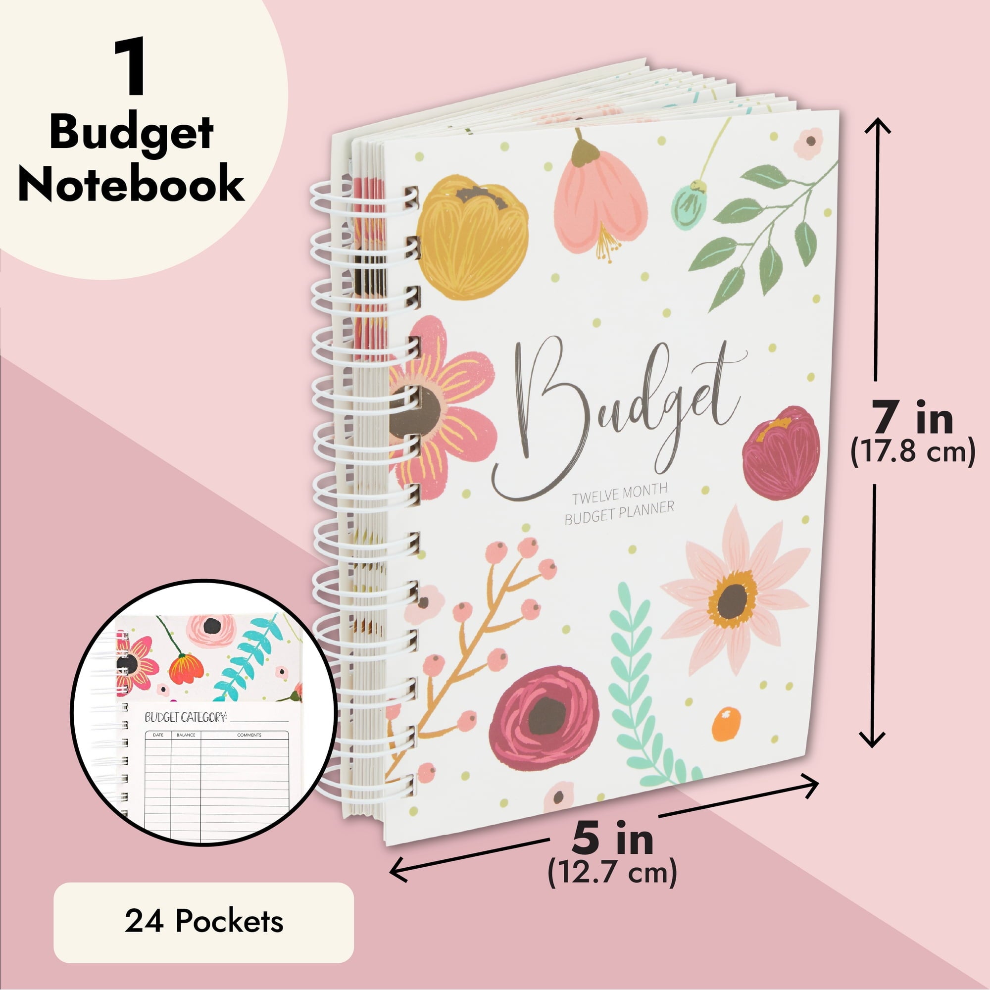 Planner, Bill Organizer with 24 Pockets, Debt Payoff Tracker, Payment Checklist (5 x 7 In) - Image 4