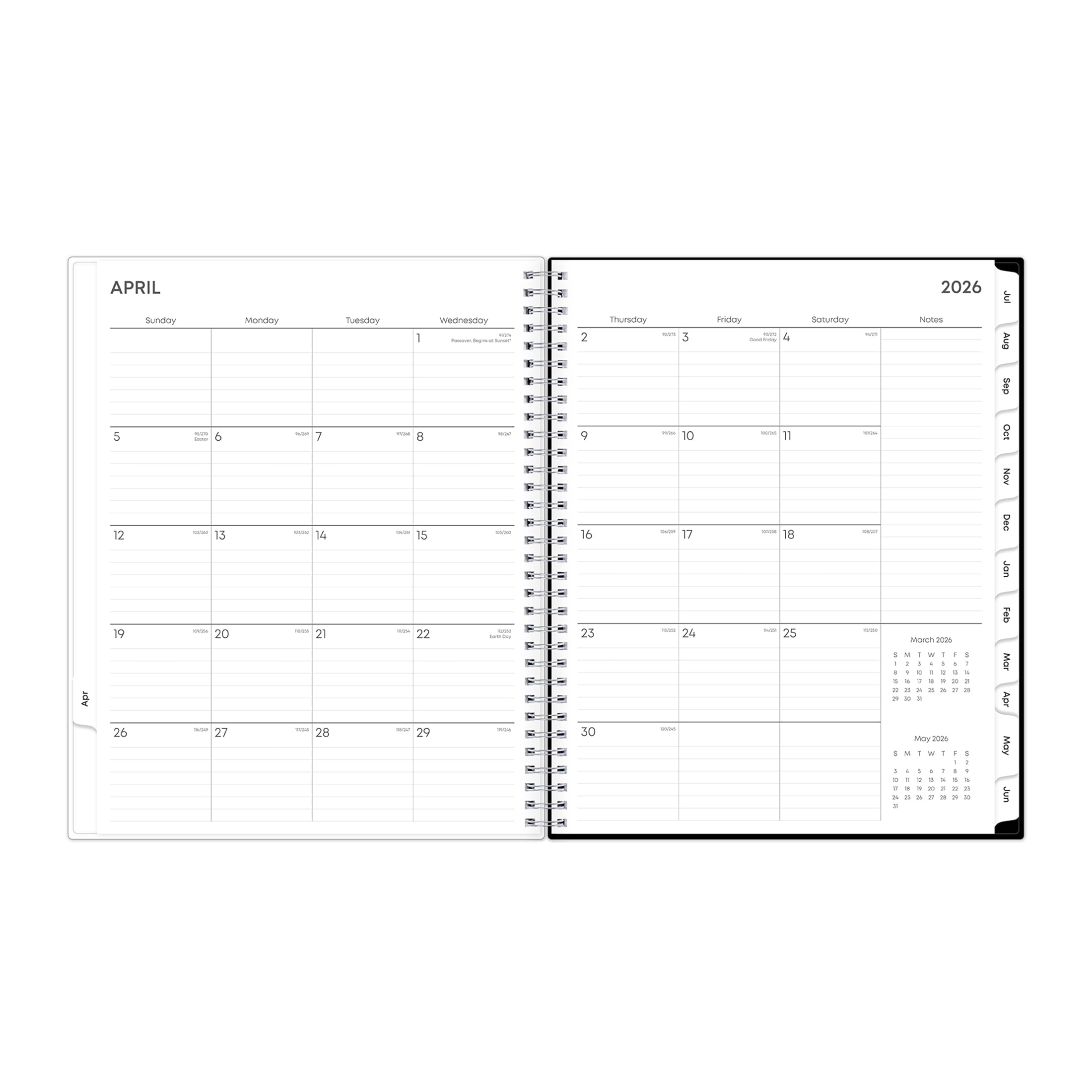 Blue Sky Monthly Weekly Planner, 8.5" x 11", Animal Print 15-Month (April 2026 - June 2027) - Image 5