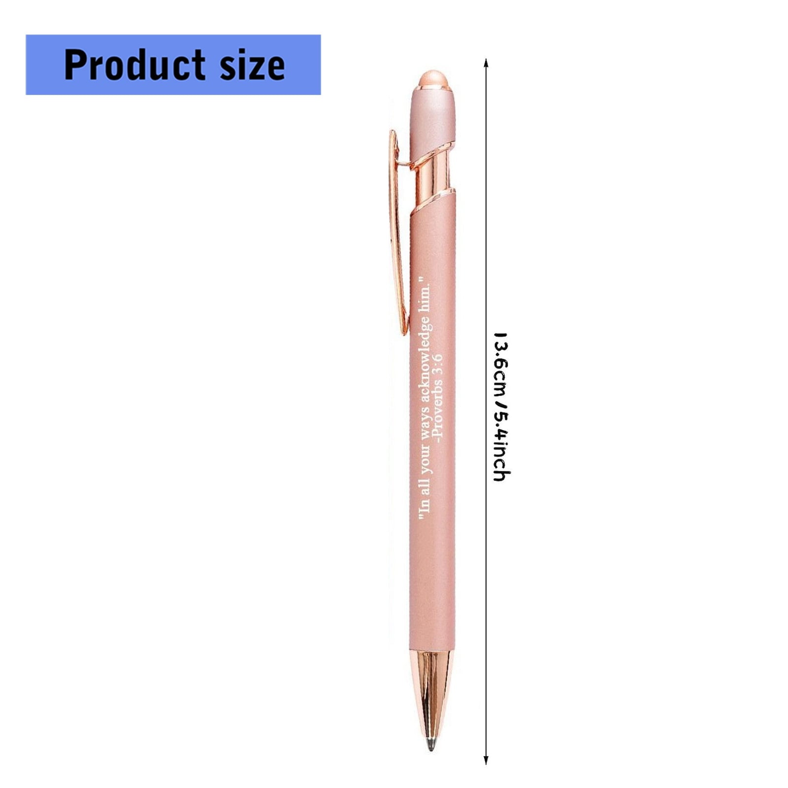 10pcs Bible Ballpoint Pen Set Christian Pen with Touch Screens Writing Supplies - Image 3
