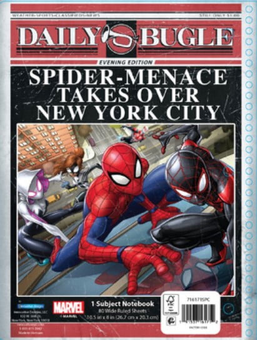Spider-Man 1-Subject Spiral Notebook, Wide Ruled, 80 Sheets, Multi-Color - Image 2