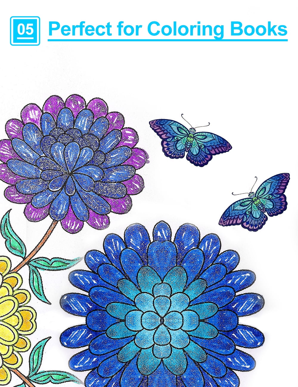 Gel Pens for Adult Coloring 120 Colors Set - Image 3
