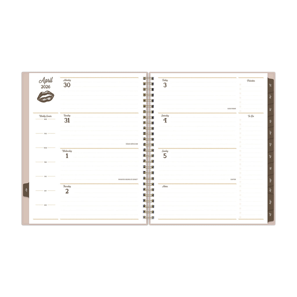 for Monthly Weekly Planner, 7" x 9", Highland Tan 15-Month (April 2026 - June 2027) - Image 4