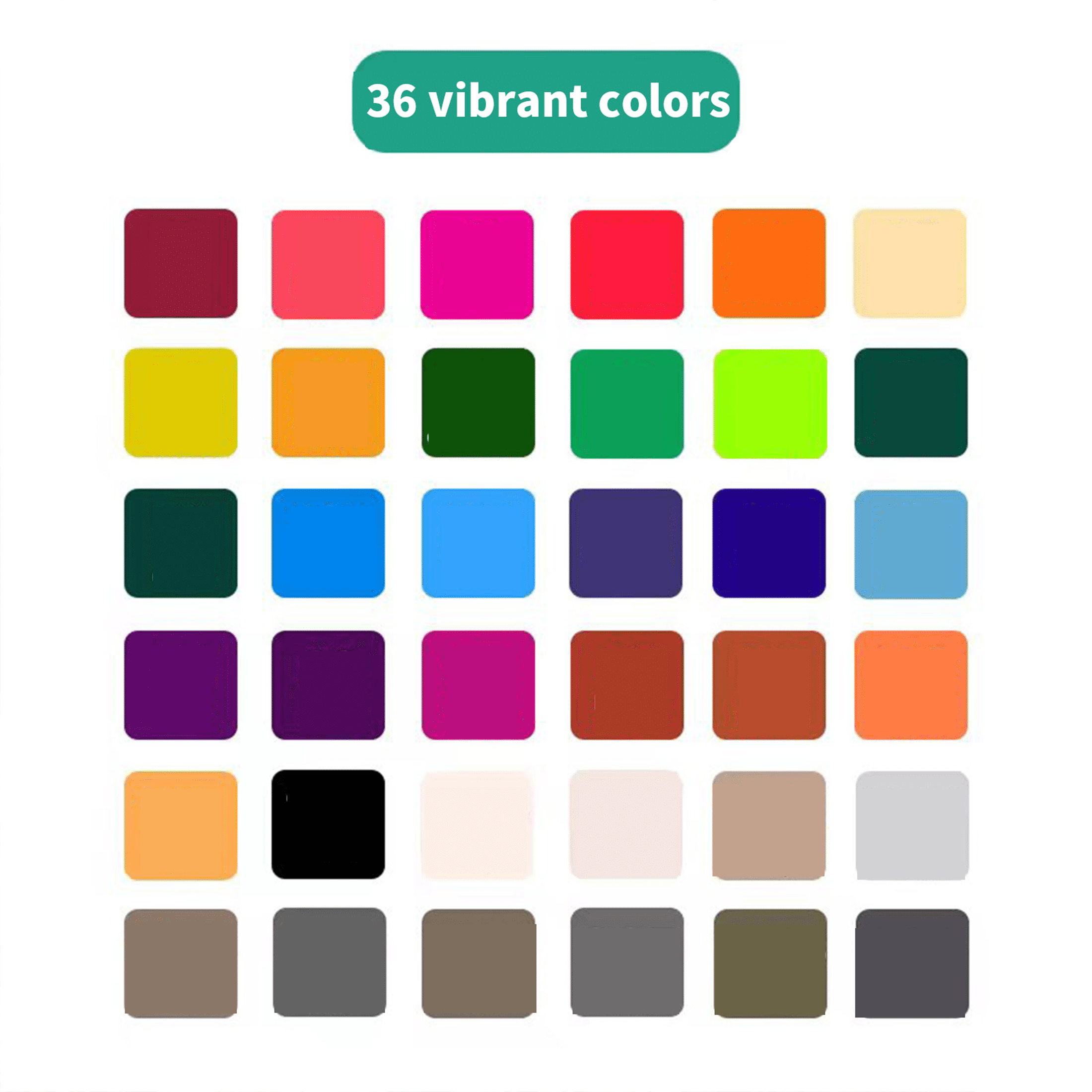 36 Colors Alcohol Markers Brush Tip Pen ,Double Tip Adult Coloring Painting Marker Set, Art Kit - Image 5