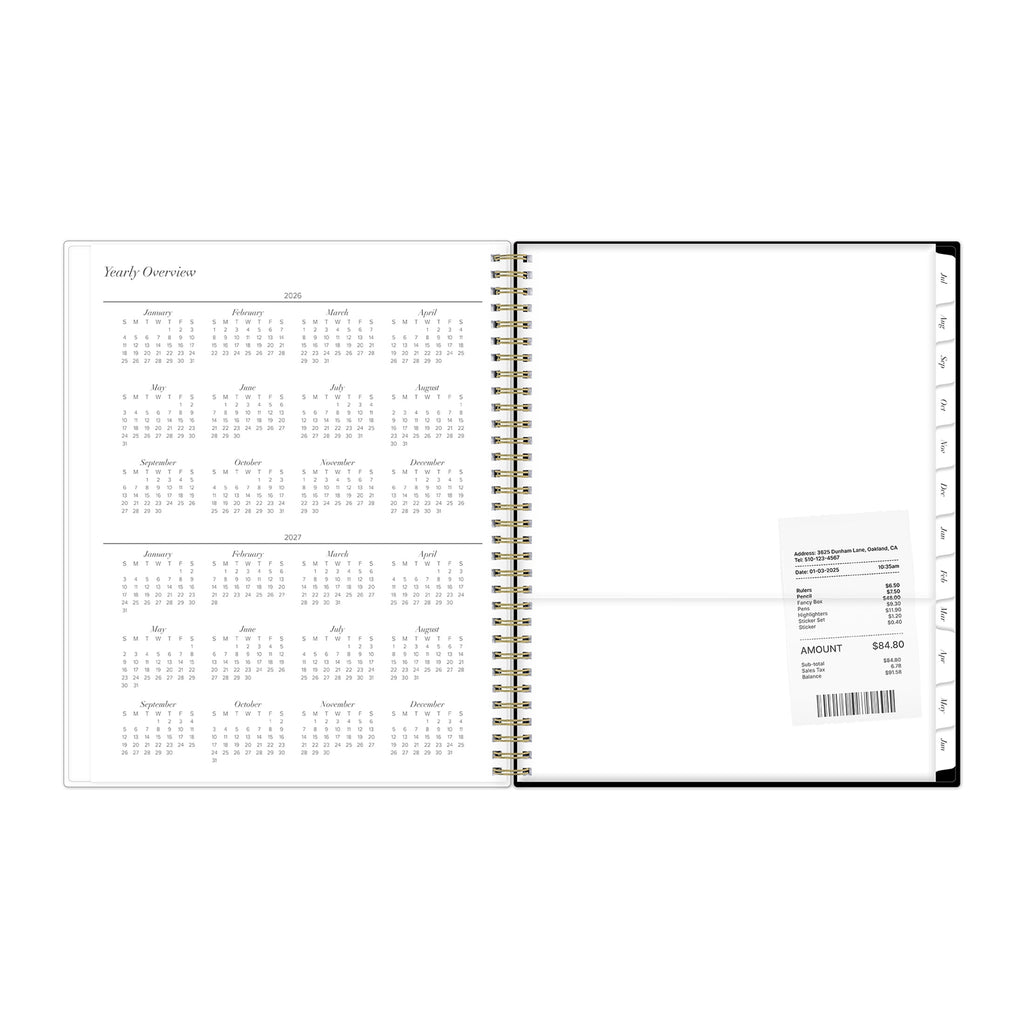 Blue Sky Monthly Weekly Planner, 8.5" x 11", Dot BW 15-Month (April 2026 - June 2027) - Image 5
