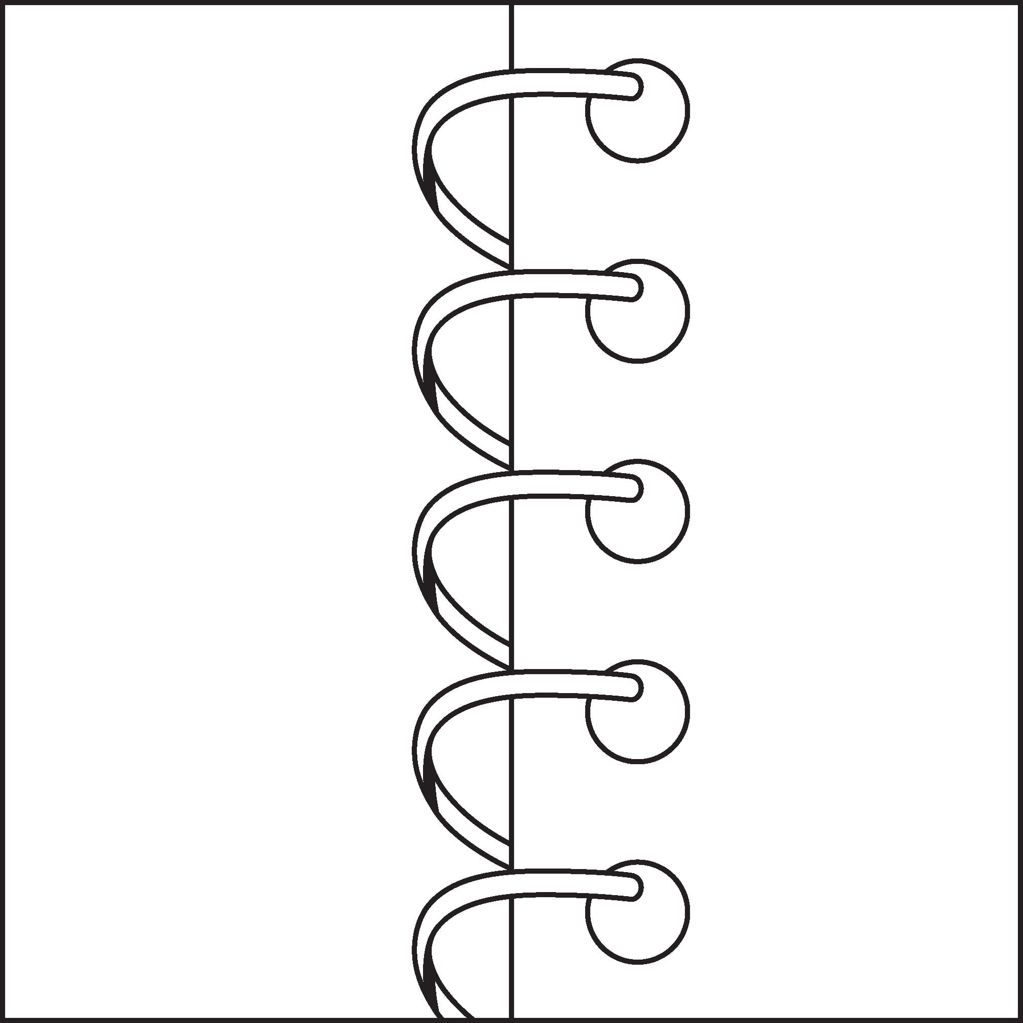 Wirebound College Ruled Notebooks - Letter, 1 Each - Image 2