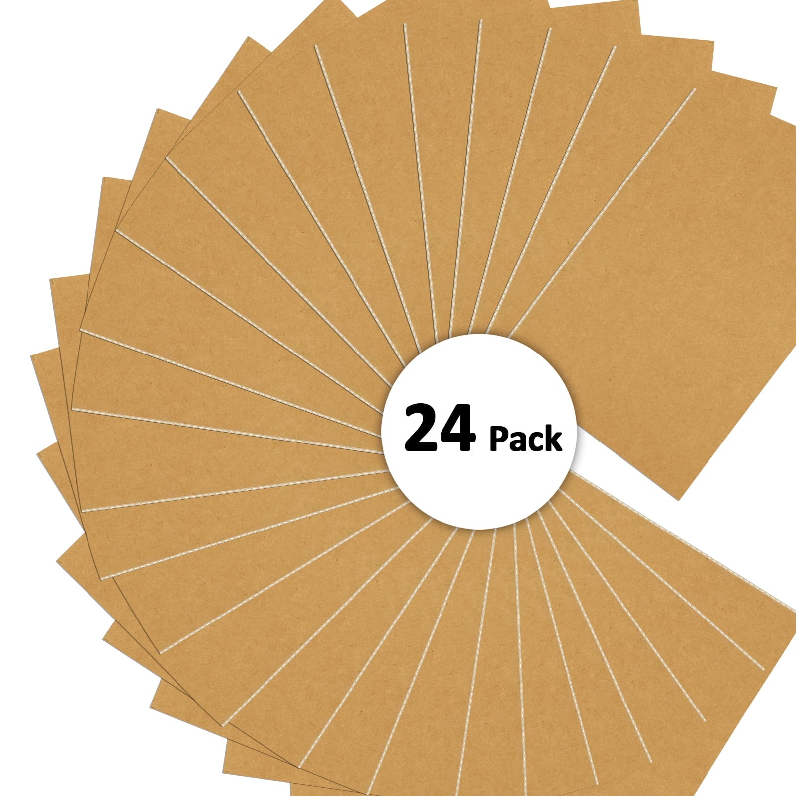 24 Pack A6 Mini Journal, 3.5"x 5", Thick & Lined Paper, Pocket Notebook, Softcover, Small Memo Notepad (Brown Kraft) - Image 2