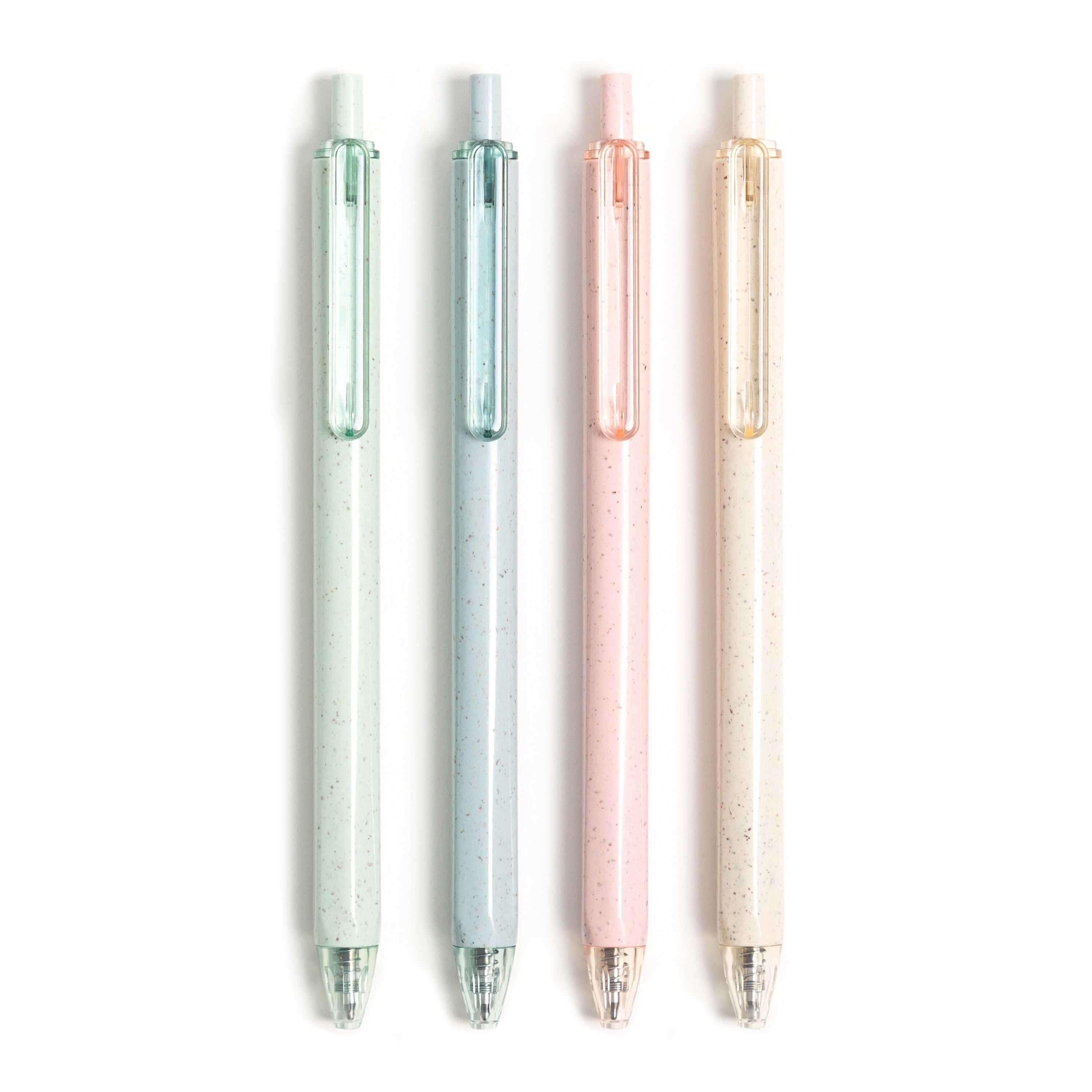 U Brands U-Eco Gel Pen, Black Ink, Pastel Speckle, 4 Count, 0.7mm - Image 3