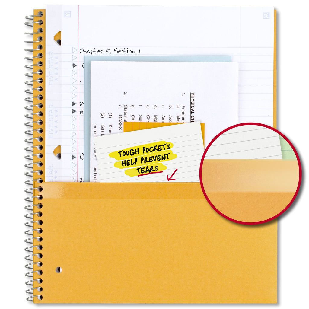Notebook + Study App, 3 Subject, College Ruled, 8.5" x 11" - Image 3