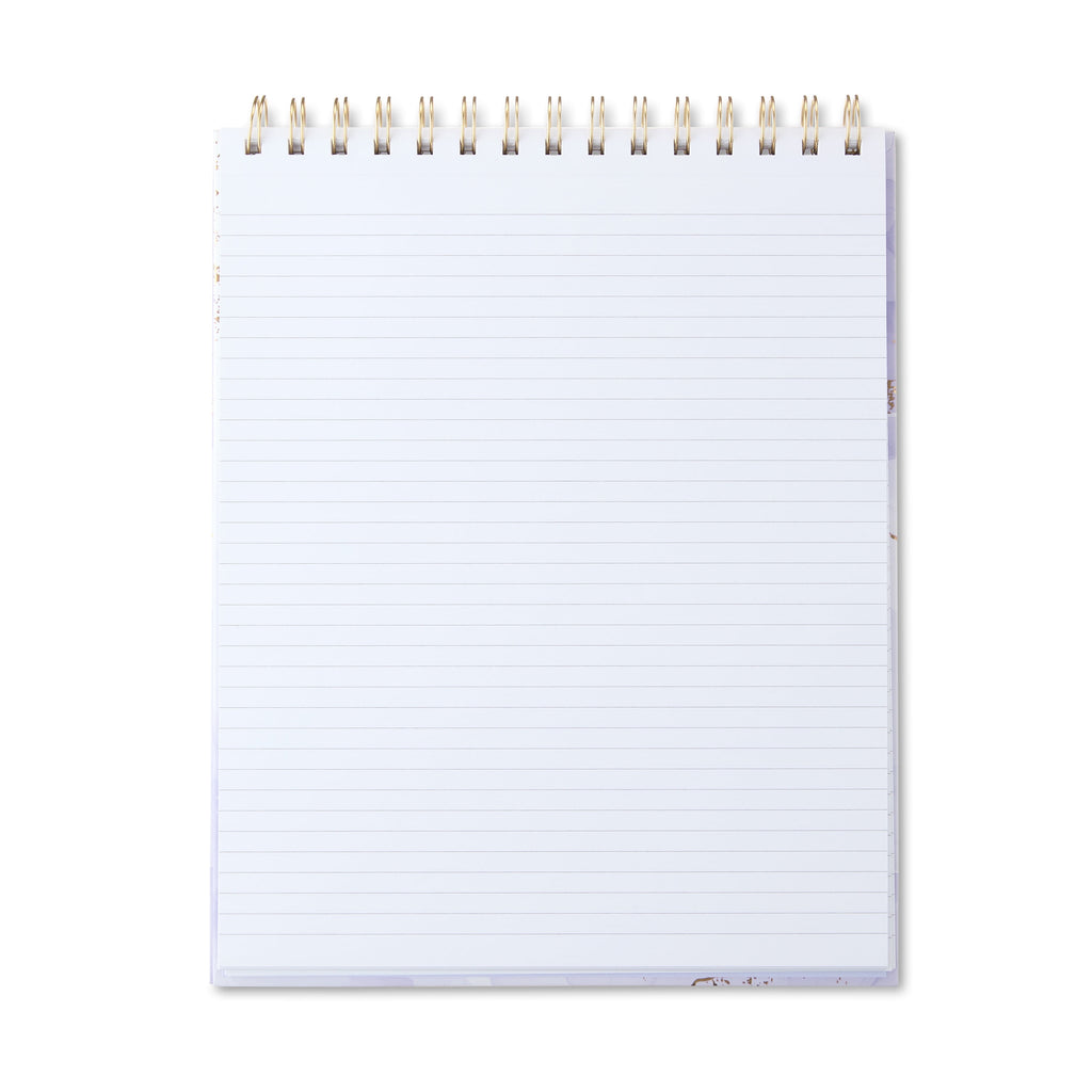 Memo Pad, Lavender, 8" x 10", 96 Ruled Sheets - Image 4