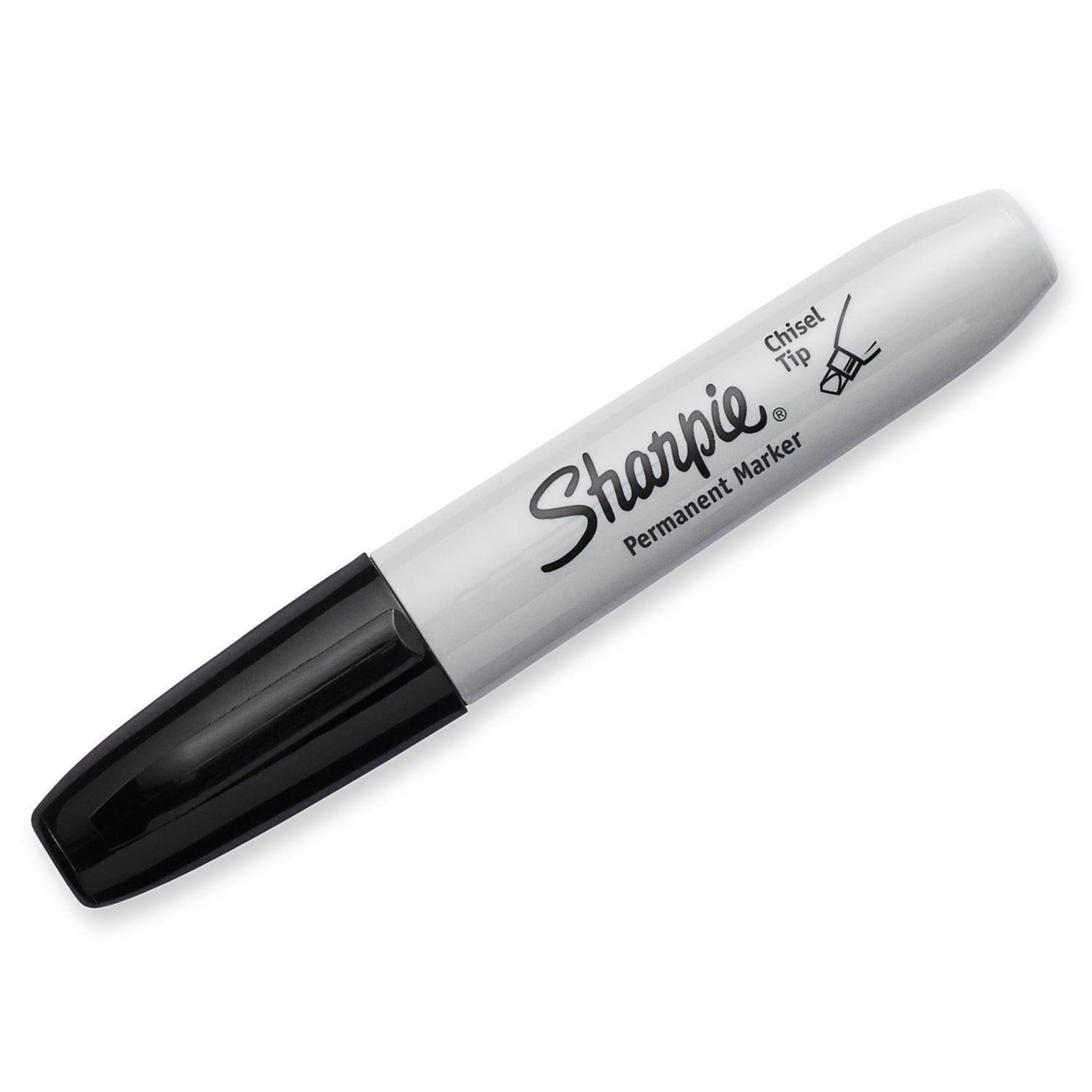 Permanent Markers, Chisel Tip, Black, 4 Count - Image 2