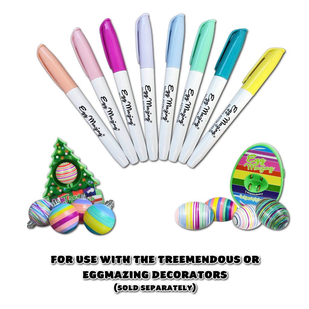 8 Pack Eggmazing Markers Pastel for Crafting and Decorating - Image 2