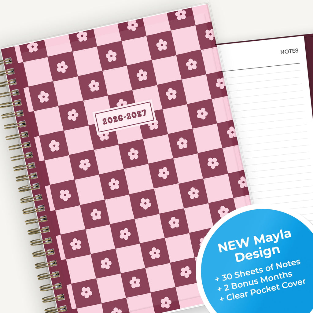 Blue Sky 2026-2027 Weekly and Monthly Academic Year Planner Calendar, July 2026 - June 2027, 5.875" x 8.625", Flexible Pocket Cover, Laminat - Image 6