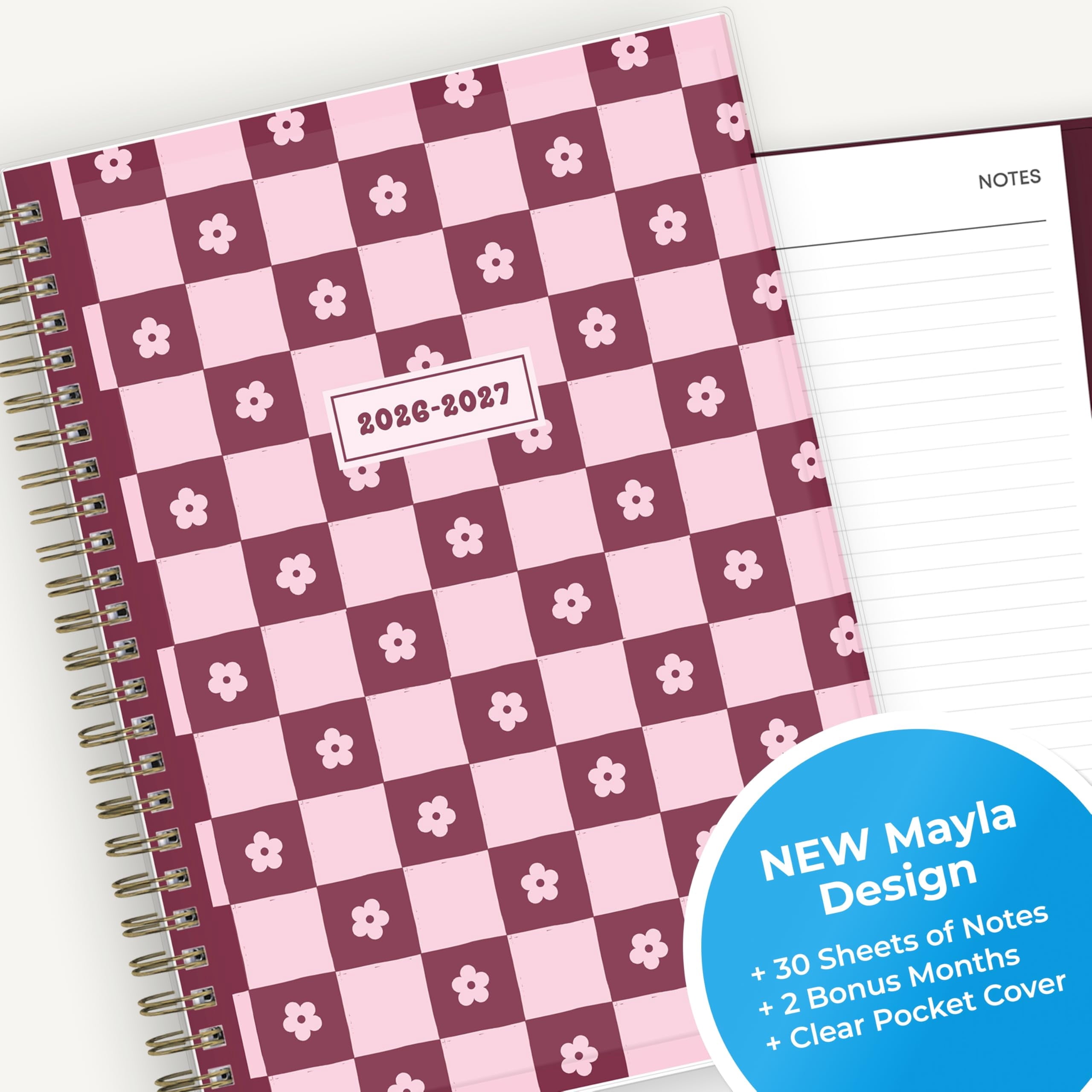 Blue Sky 2026-2027 Weekly and Monthly Academic Year Planner Calendar, July 2026 - June 2027, 5.875" x 8.625", Flexible Pocket Cover, Laminat - Image 6