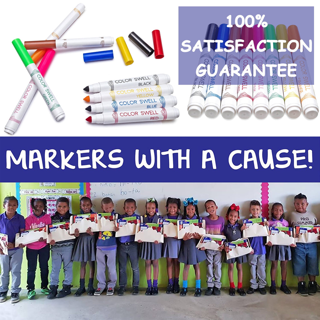 Washable Markers Bulk 4 Pack, 8 markers per pack, 32 total markers - Image 5