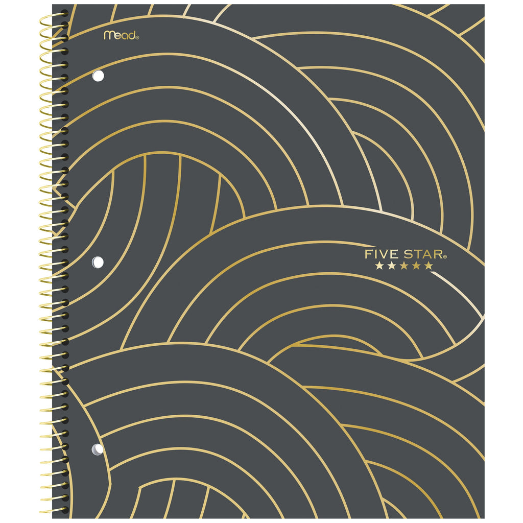 Five Star Align Notebook Plus Study App, 1 Subject, College Ruled, 8.5" x 11", Waves (820158FA-WMT) - Image 2