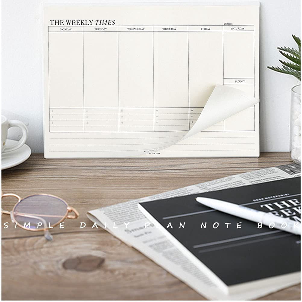 65 Pad, Undated 6.9x9.6'' Planner Notepad, Tear Off To-Do List Notepad, Organizer for Students, Office Supplie for Wo... - Image 5
