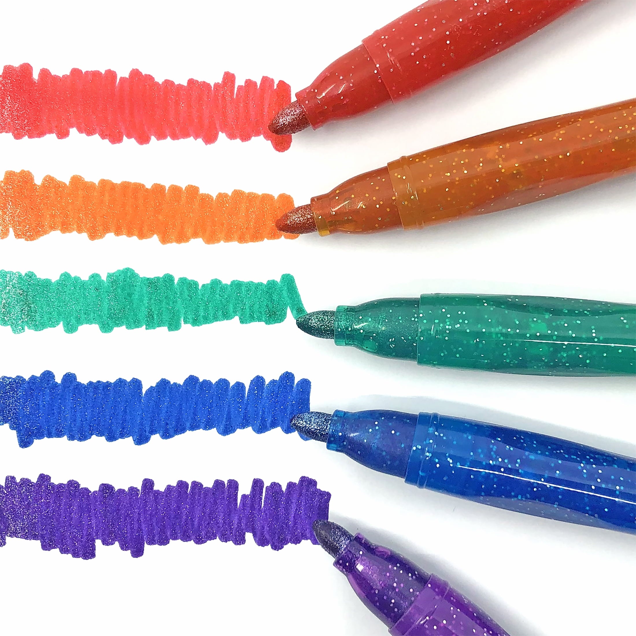 Glitter and Metallic Art Marker Set, 5 glitter and 5 metallic - Image 4