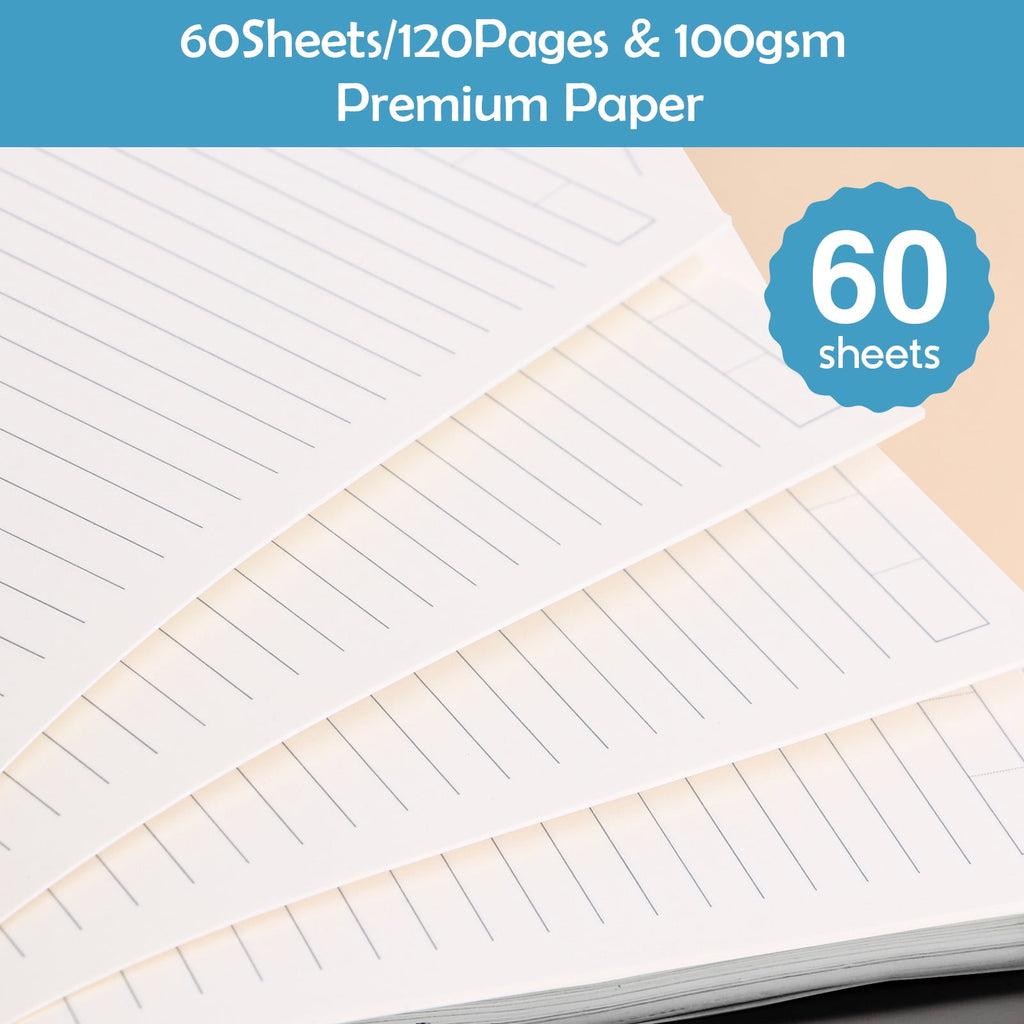 A5 Junior Discbound Notebook, Customizable Refillable Planner with Poly Cover, 8-Hole Punch, 60 Lined Pages, 1 Notebo... - Image 2