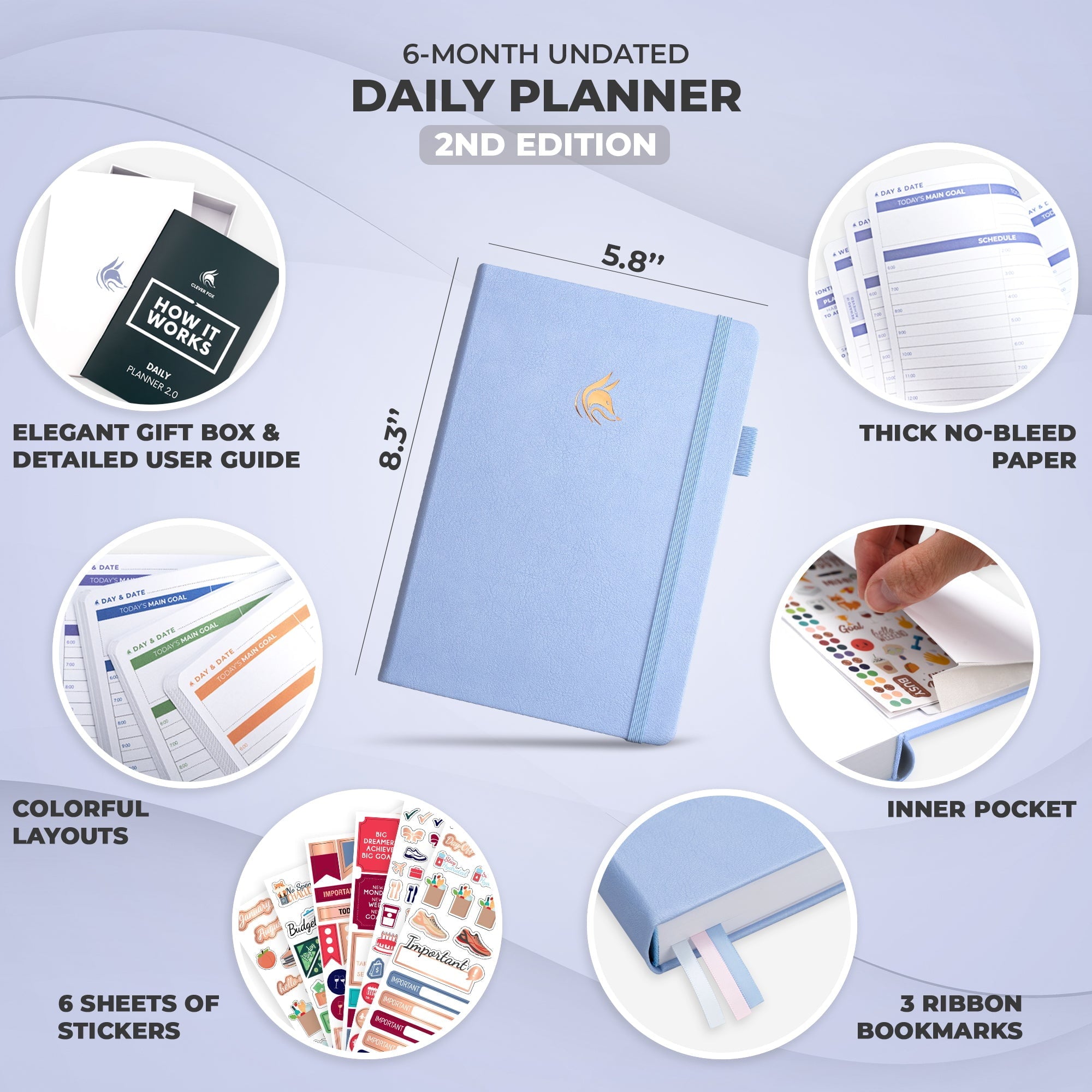 Clever Fox Daily Planner 2nd Edition - Image 3