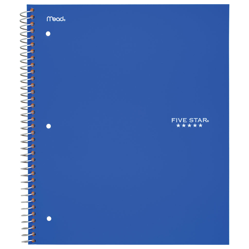 Wirebound Notebook, 1 Subject, Wide Ruled, 10 1/2" x 8", Assorted Colors (05057), 1 Count - Image 4
