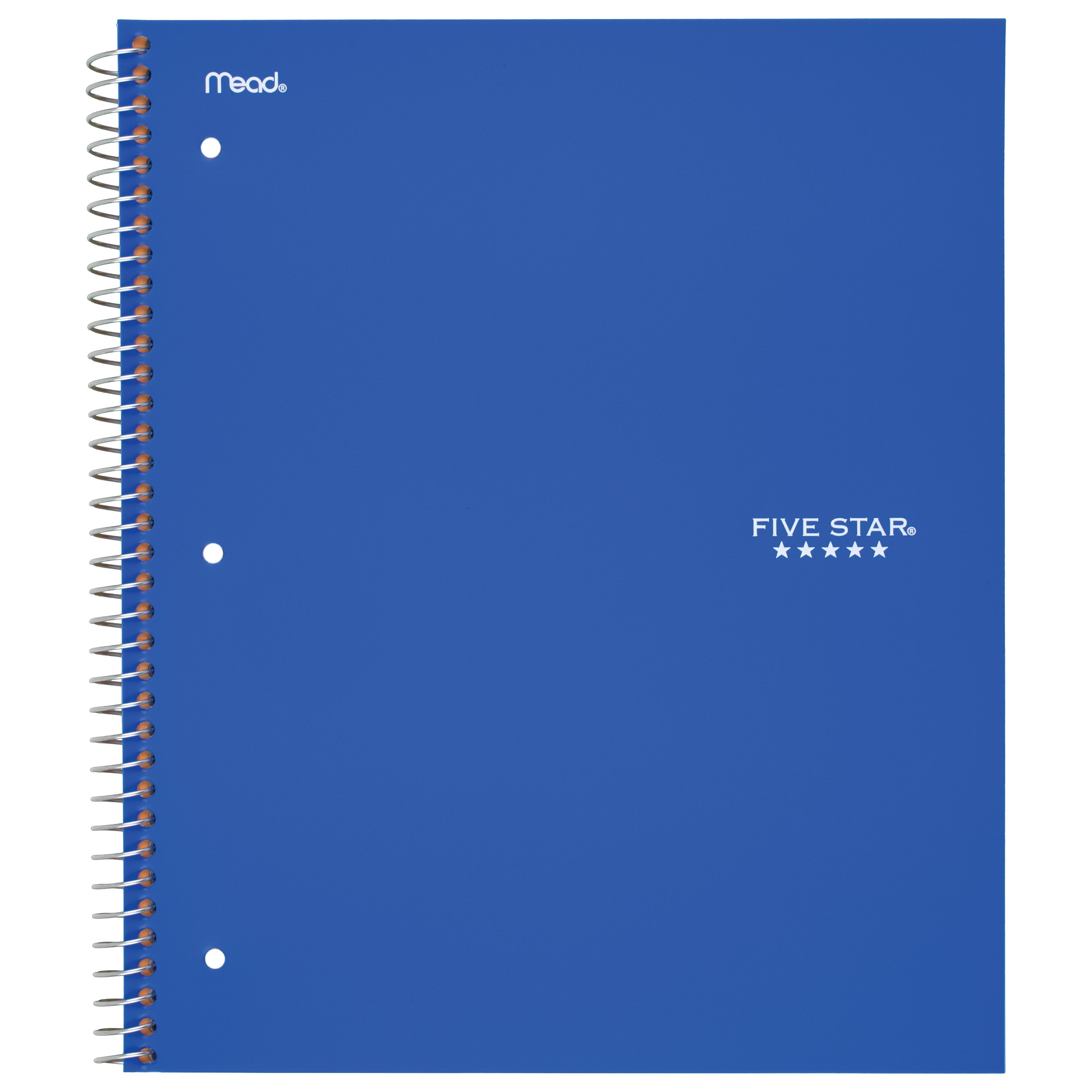 Wirebound Notebook, 1 Subject, Wide Ruled, 10 1/2" x 8", Assorted Colors (05057), 1 Count - Image 4