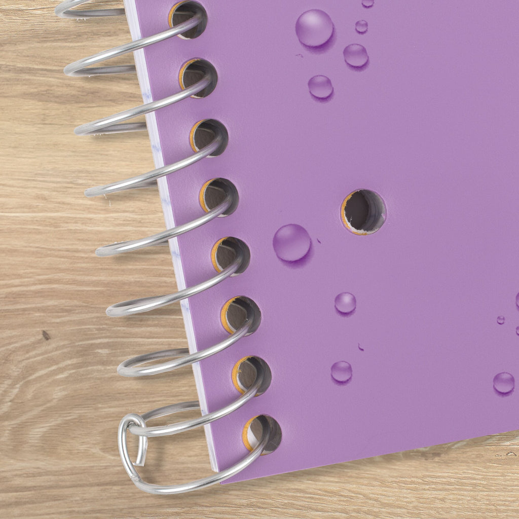 Notebook + Study App, 1 Subject, Wide Ruled, 8" x 10.5", Amethyst - Image 5