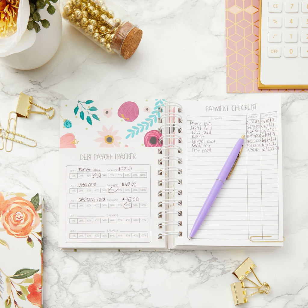 Planner, Bill Organizer with 24 Pockets, Debt Payoff Tracker, Payment Checklist (5 x 7 In) - Image 2