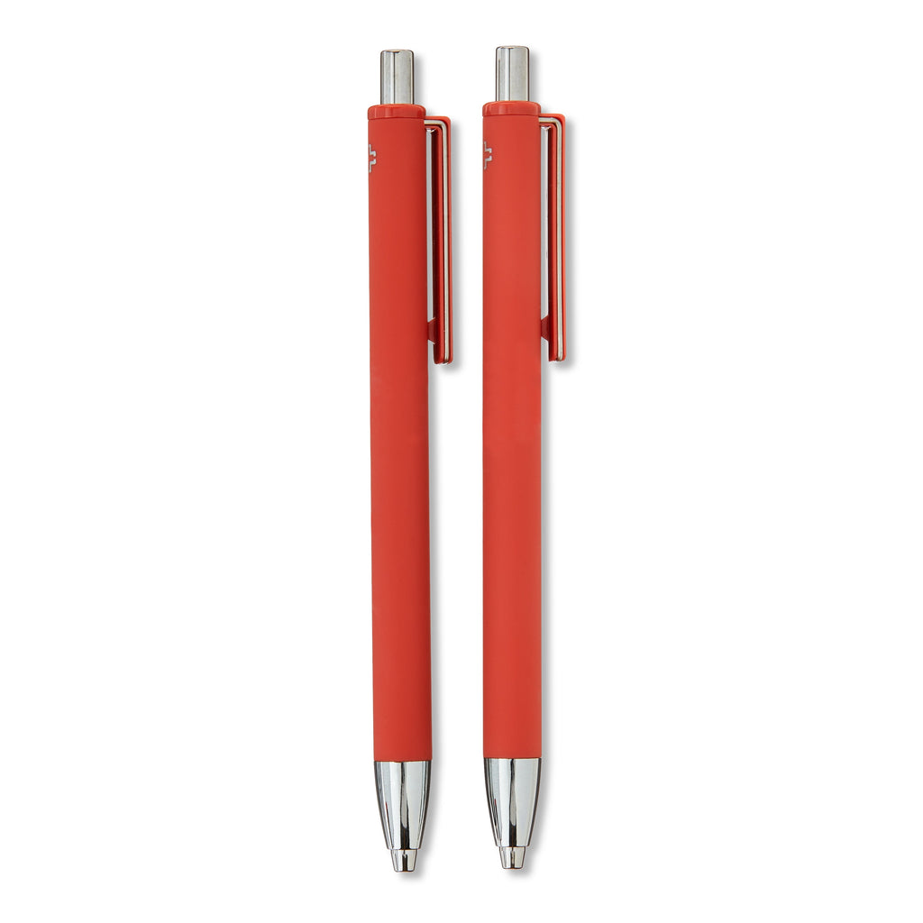 Pen+Gear Retractable Gel Pens, Medium Point, 0.7 mm, Black Ink, 2 Count - Image 2