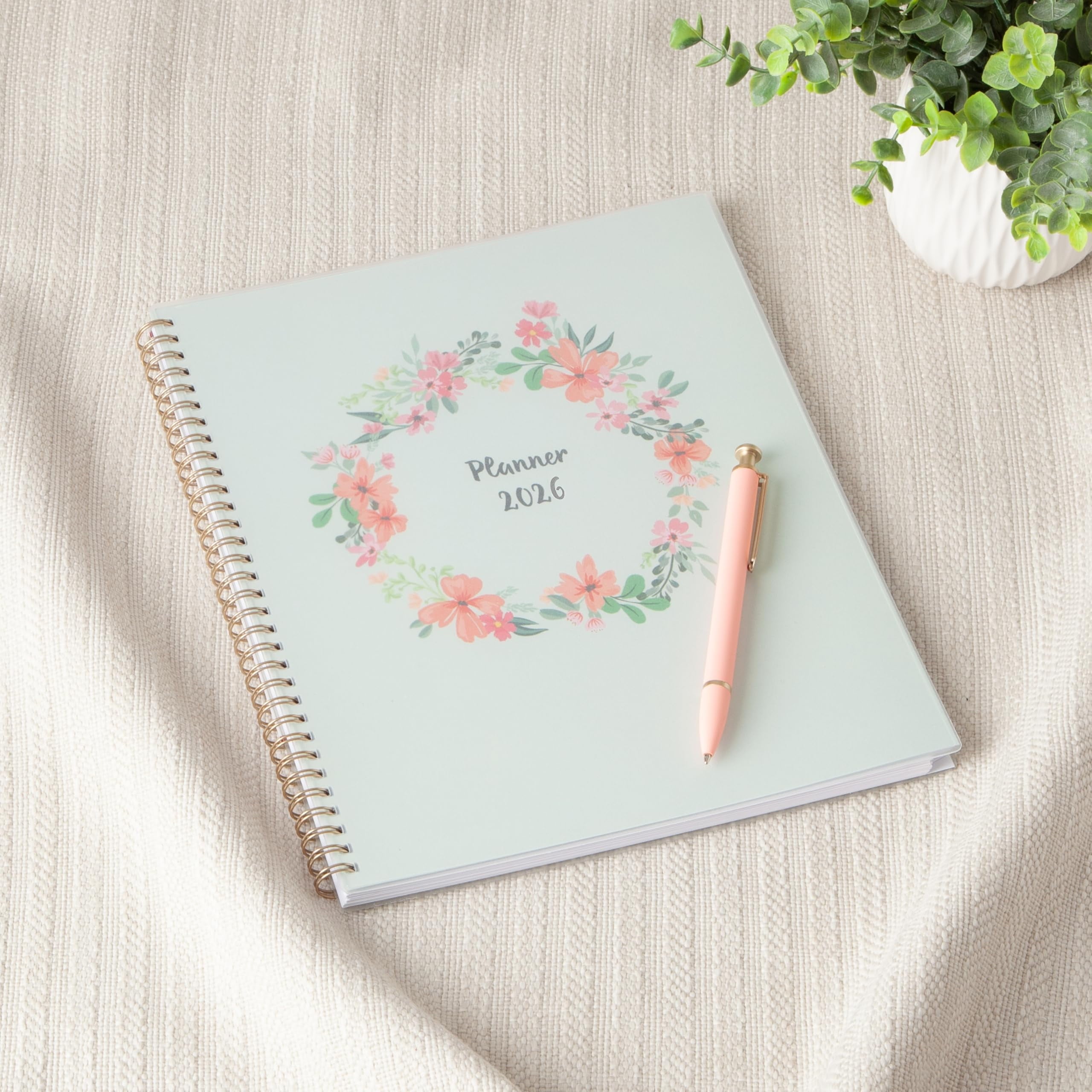 2026 Weekly and Monthly Planner Calendar, January 2026 - December 2026, 8.5" x 11", Flexible Cover, Laminated Tabs, D... - Image 2