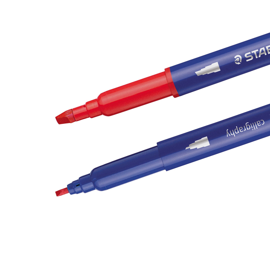 Calligraph Duo Double-Ended Calligraphy Markers, 12 Count, Multi-Color, Archival Safe Ink - Image 2