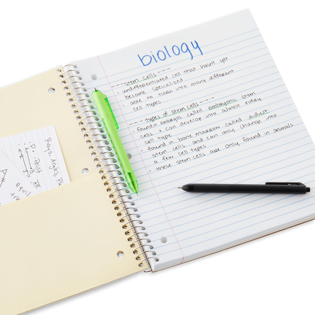 (2 pack) College Ruled 1-Subject Poly Notebook, Blue Sapphire, 9" x 11", 100 Sheets - Image 6
