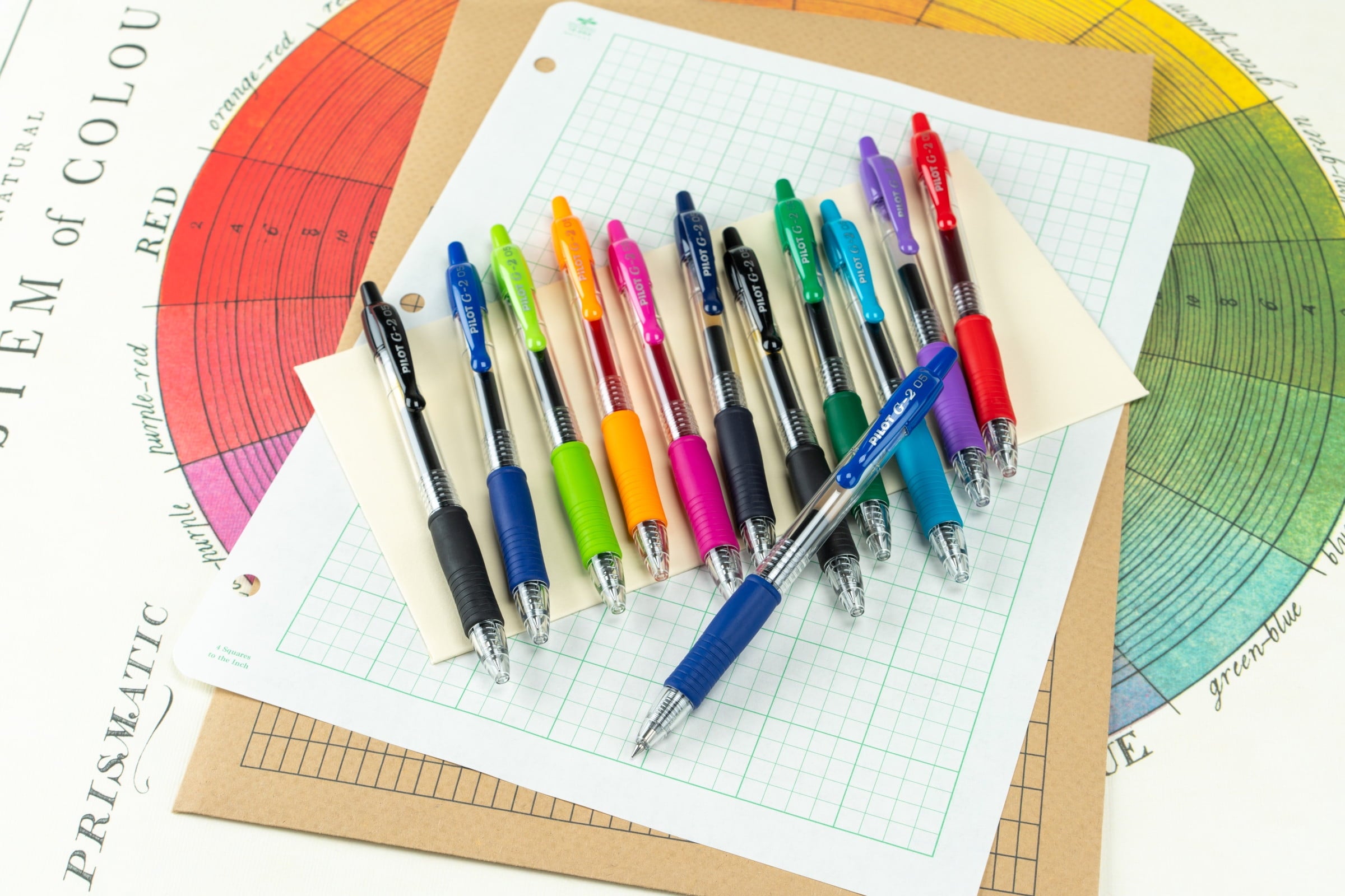 Retractable Gel Ink Pens, Extra Fine Point (0.5mm), Assorted, 10 Count - Image 5