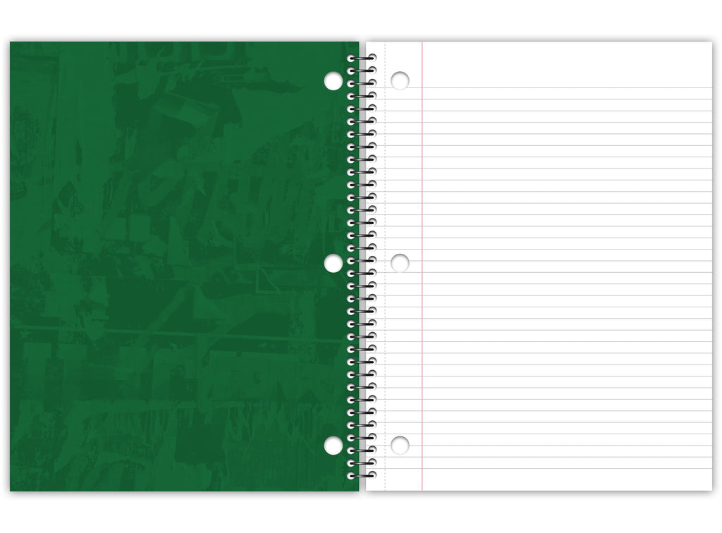 Viva Activa Writing Spiral-Bound Notebook, 1 Subject, 100 Sheets, College Ruled, Green - Image 2