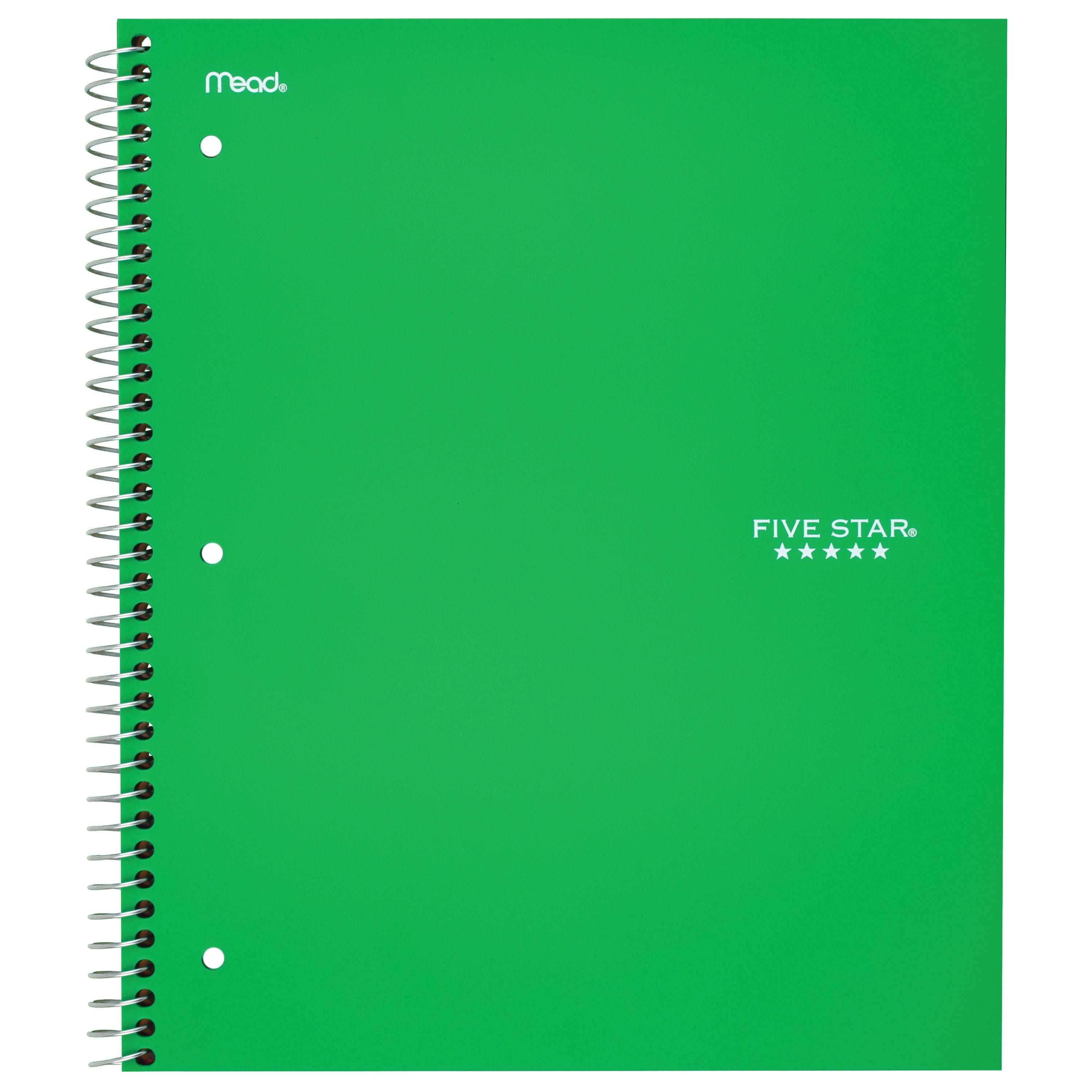 Wirebound Notebook, 1 Subject, Wide Ruled, 10 1/2" x 8", Assorted Colors (05057), 1 Count - Image 5