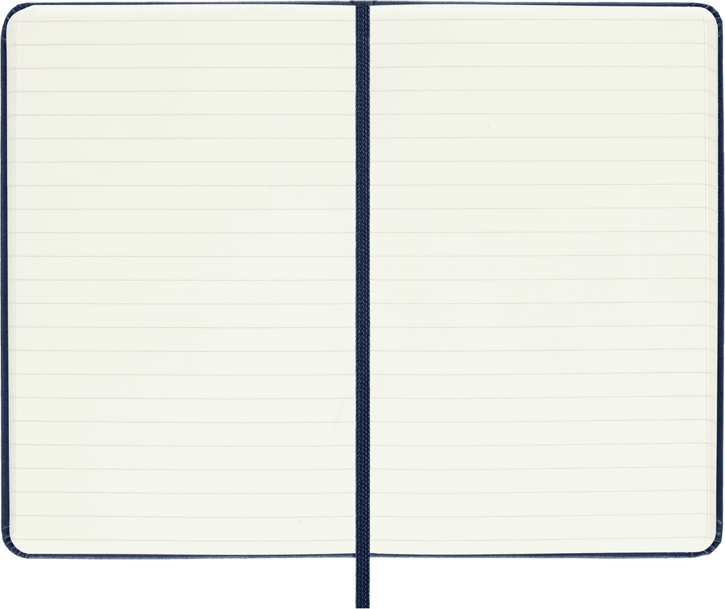 Moleskine Classic Notebook, Hard Cover, Ruled, Pocket (3.5" x 5.5"), Sapphire Blue - Image 4