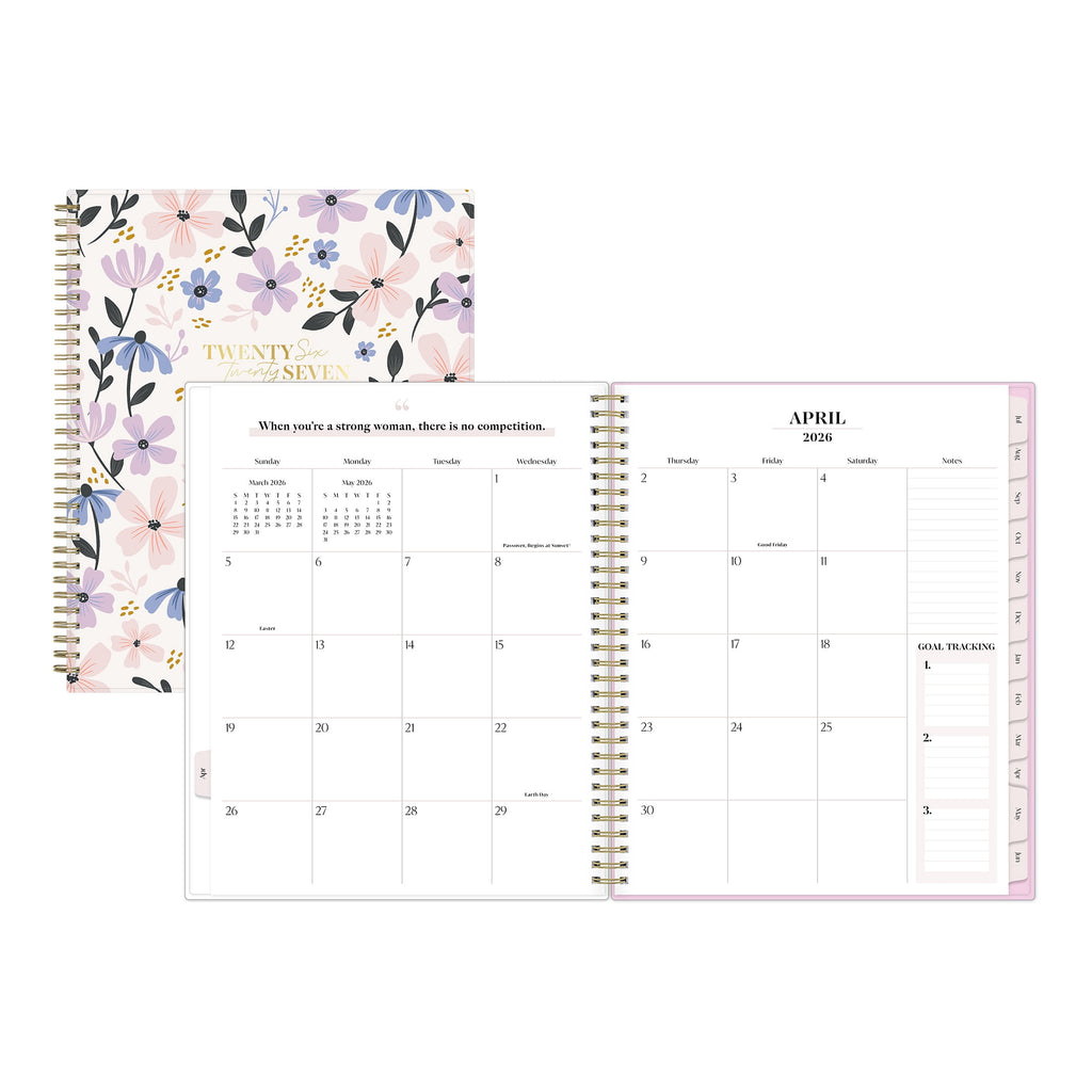 for Monthly Weekly Planner, 8.5" x 11", Morgana Floral 15-Month (April 2026 - June 2027) - Image 3