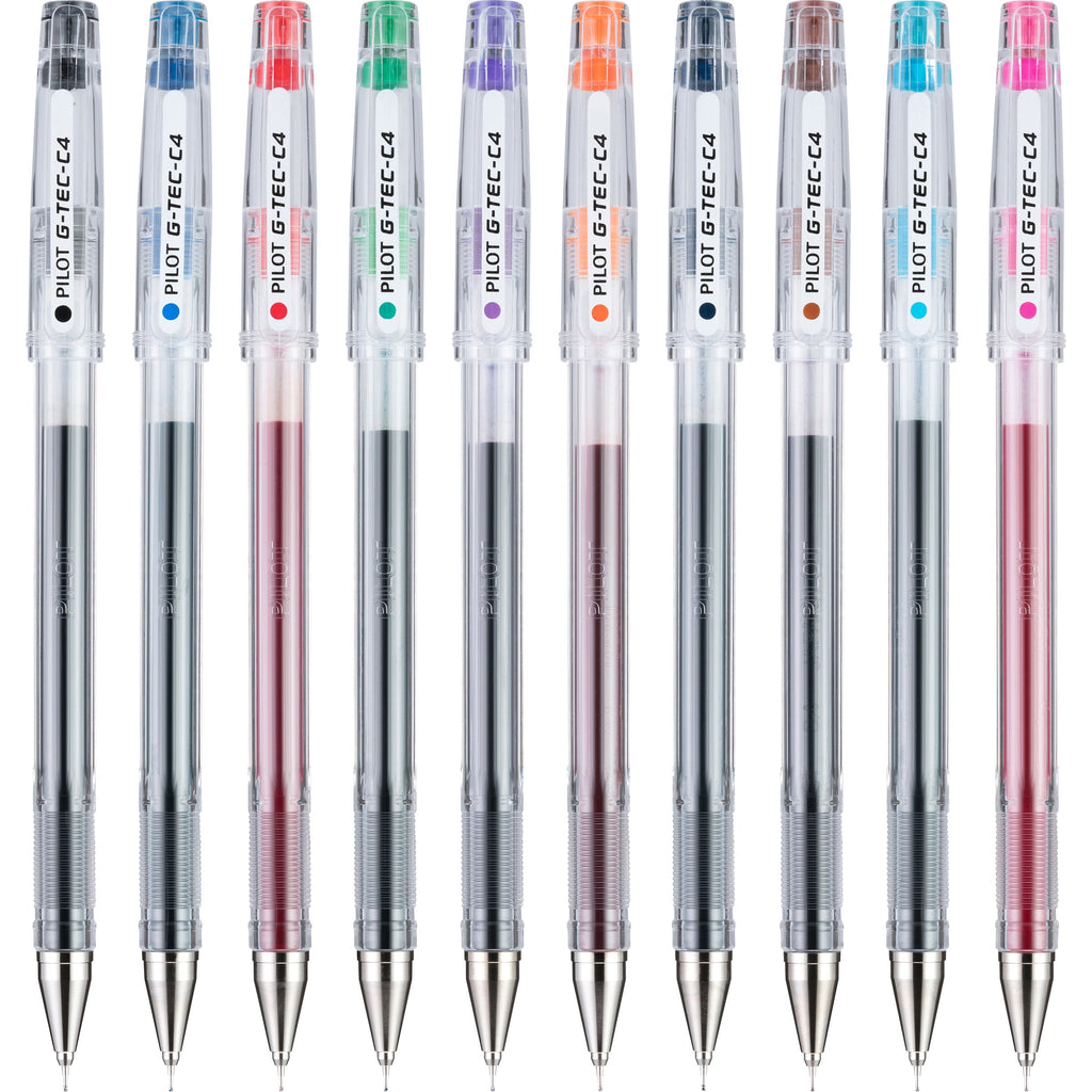Ultra Gel Ink Stick Pen, Assorted Ink, .4mm, 10 Count - Image 4