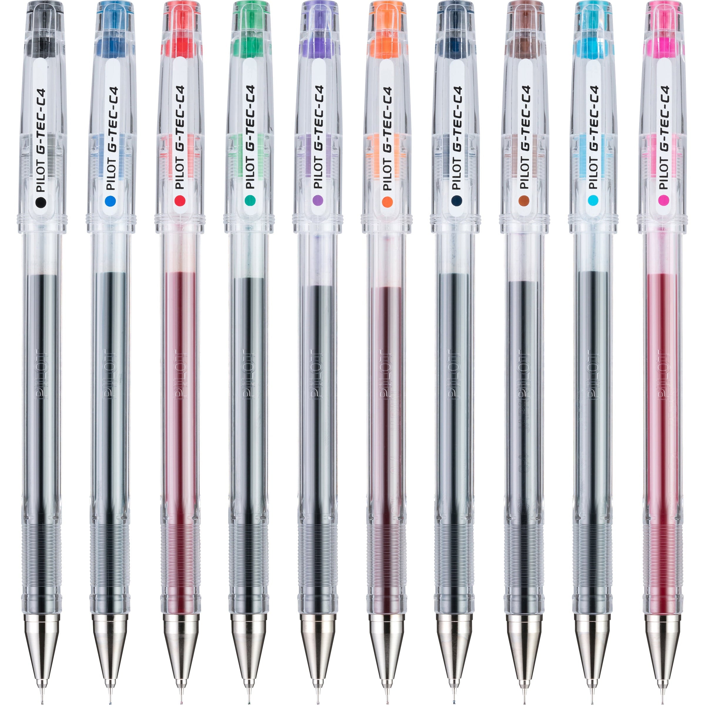 Ultra Gel Ink Stick Pen, Assorted Ink, .4mm, 10 Count - Image 4