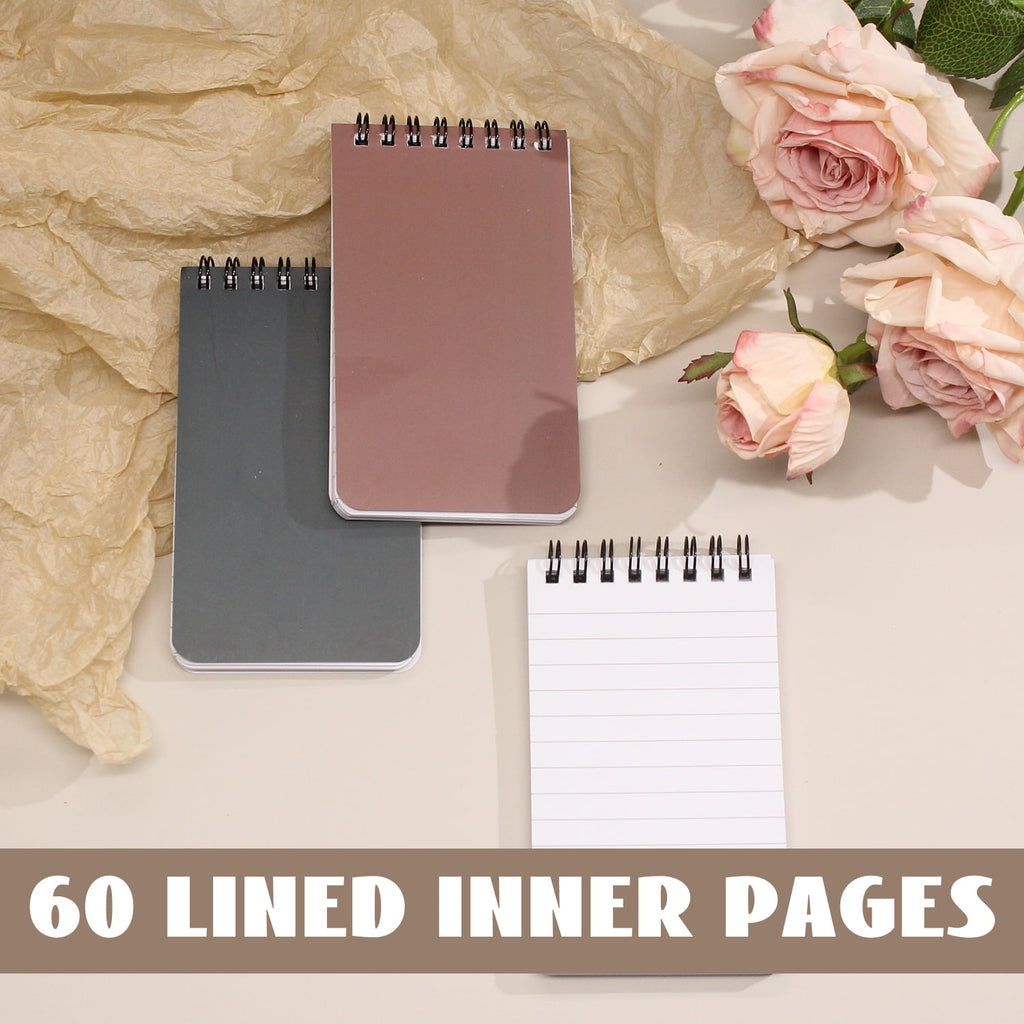 6 Pcs Small Lined Pocket Notebooks 3" x 5", Boho Mini Little Spiral Note book, Nursing Notepad, for Home Work, Office... - Image 5