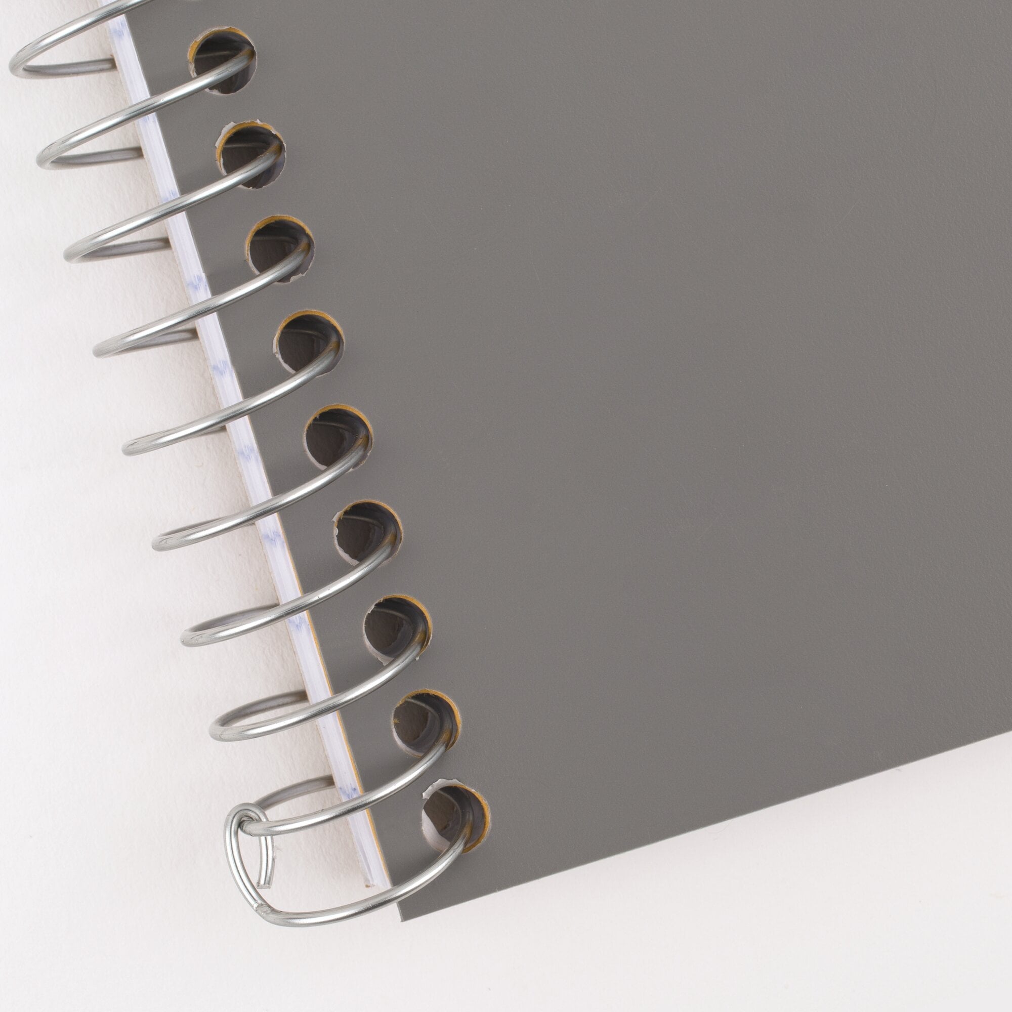 (2 pack) Five Star Spiral Notebook, 2 Subject, College Ruled, 6" x 9.5", Gray - Image 5
