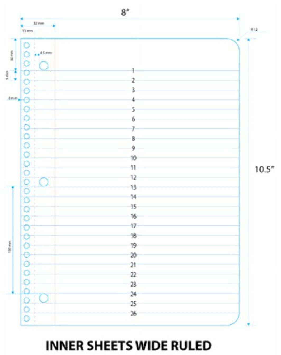Spider-Man 1-Subject Spiral Notebook, Wide Ruled, 80 Sheets, Multi-Color - Image 3