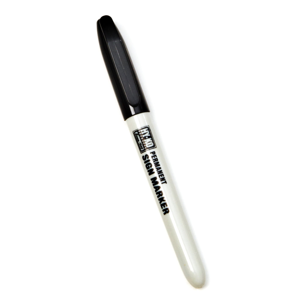 (5 pack) 40622 Permanent Marker, Black, Chisel Tip, Weather-Resistant Ink - Image 5