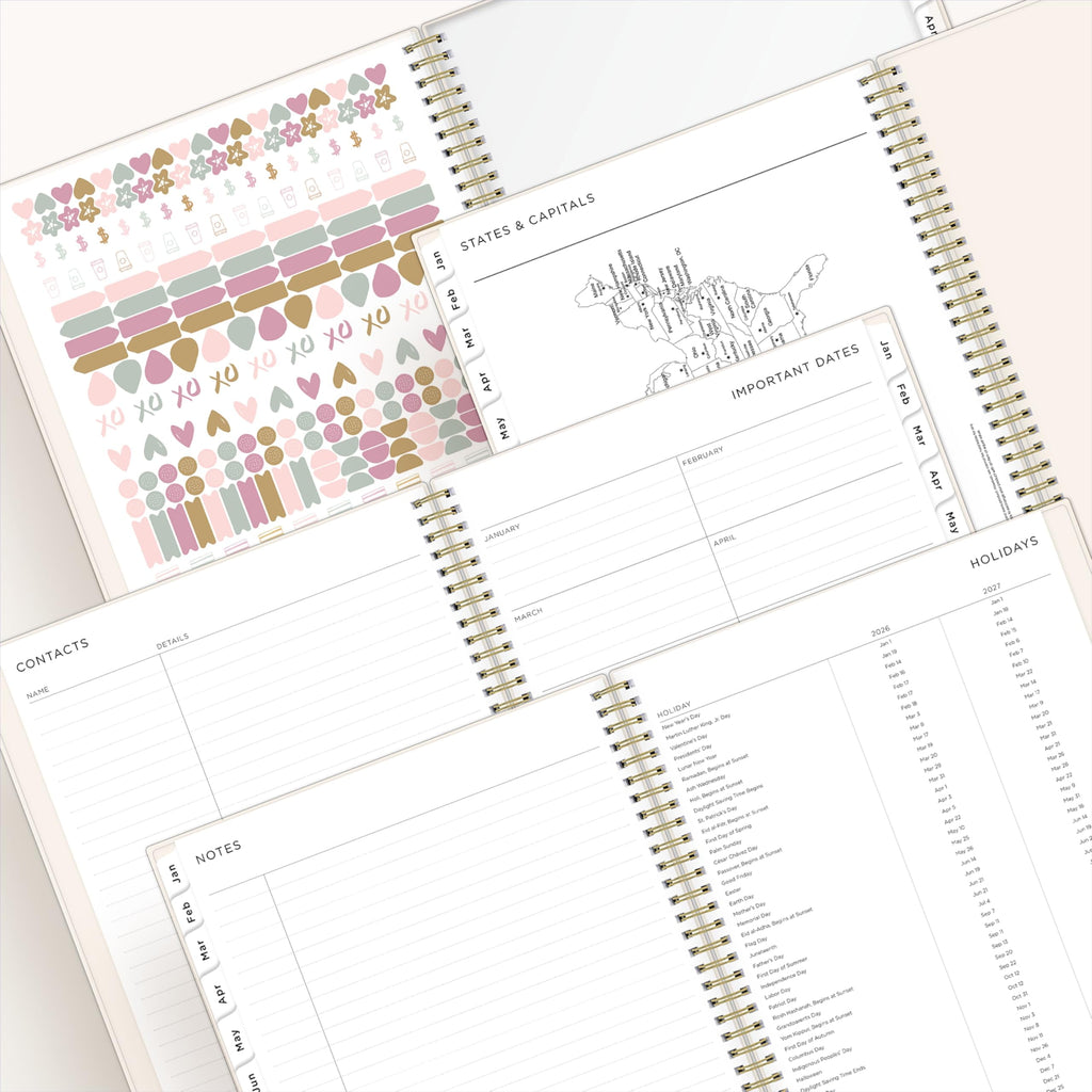 Ashley G 2026 Weekly and Monthly Planner Calendar, January 2026 - December 2026, 8.5" x 11", Flexible Cover, Wireboun... - Image 6