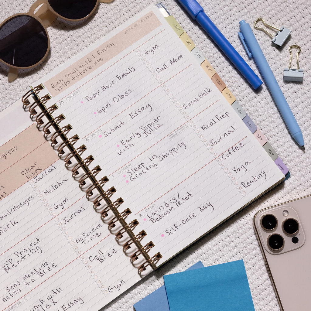 Blue Sky WAAV 2026-2027 Weekly and Monthly Academic Year Planner Calendar, July 2026 - June 2027, 7" x 9", Flexible Cover, Laminated Tabs, S - Image 2