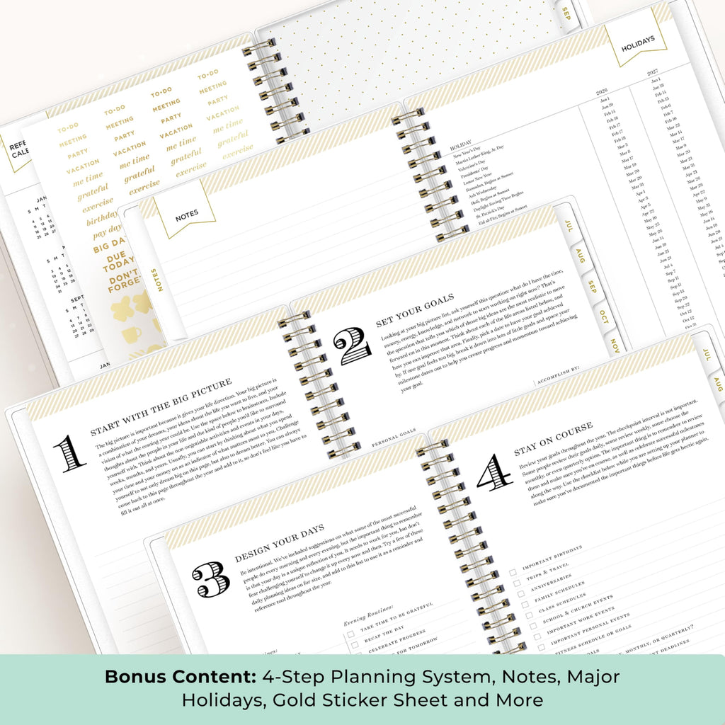 2026-2027 Weekly and Monthly Academic Year Planner Calendar, July 2026 - June 2027, 5.875" x 8.625",Storage Pocket, S... - Image 5