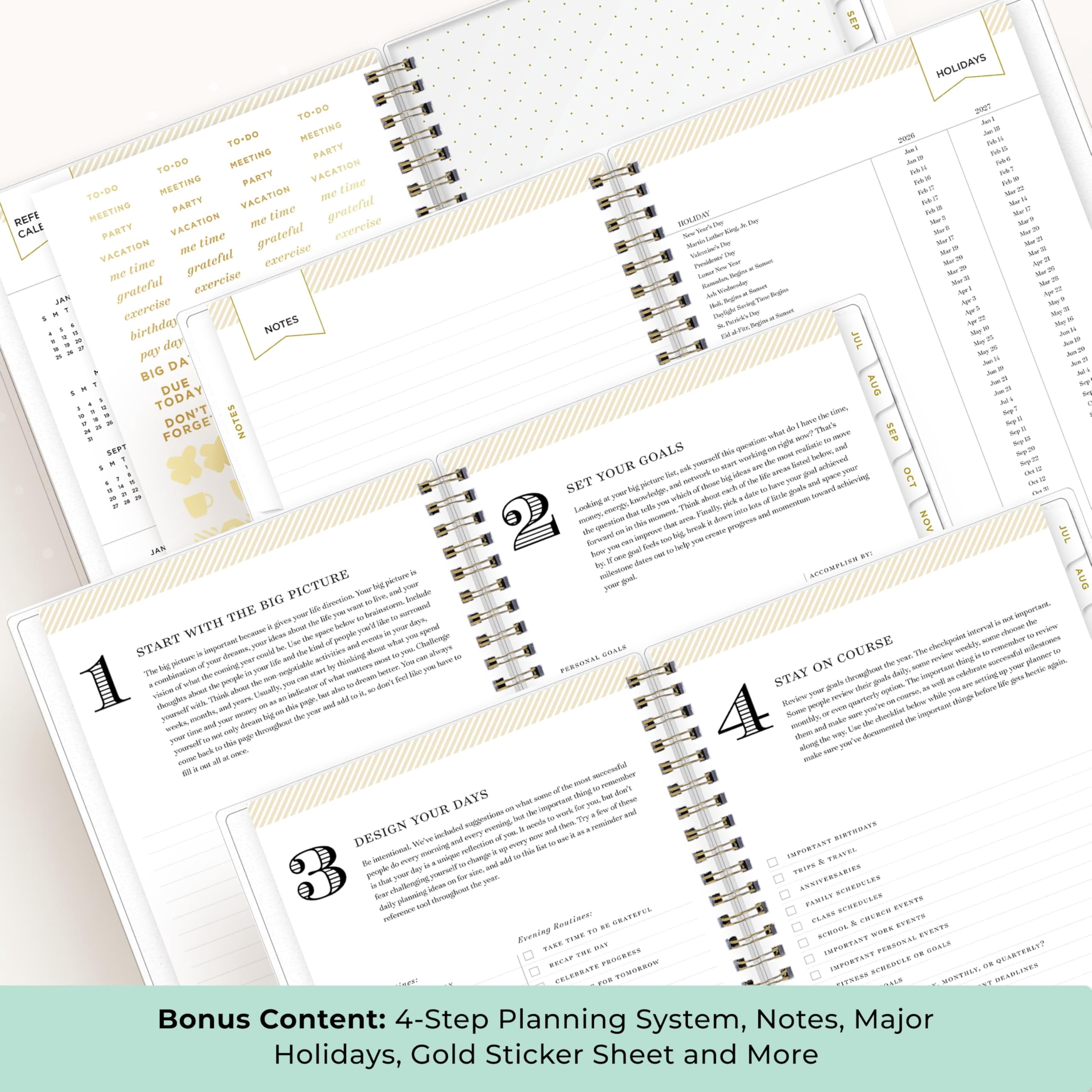 2026-2027 Weekly and Monthly Academic Year Planner Calendar, July 2026 - June 2027, 5.875" x 8.625",Storage Pocket, S... - Image 5